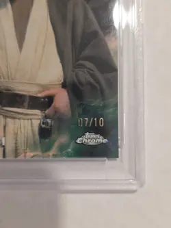 2025 Topps Star Wars Sapphire Obi-Wan Kenobi #139 Black /10 PSA 10 POP 2 - Image 5