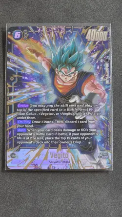 DBS Fusion World Vegito FB10-121 SCR ☆ Alt Art One Star Dragon Ball - Image 1