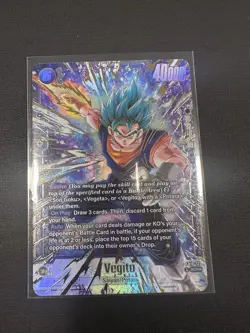 Vegito FB10-121 Alt Art SCR Cross Force Dragon Ball Super Fusion World Read Desc - Image 1