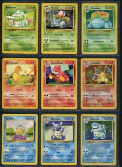 Pokemon 151 Original Complete Set 151/150 BASE JUNGLE FOSSIL Binder Collection - Image 3