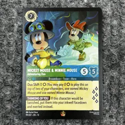 Disney Lorcana Attack of the Vine Mickey Minnie Adventuring Duo 99/207 Legendary - Image 1