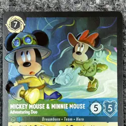 Disney Lorcana Attack of the Vine Mickey Minnie Adventuring Duo 99/207 Legendary - Image 3