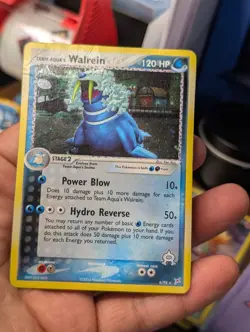 Team Aqua's Walrein 6/95 Holo EX Team Magma vs Team Aqua *DMG - Image 3