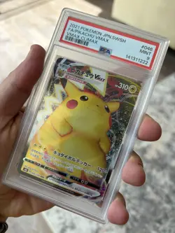 2021 POKEMON JAPANESE SWORD & SHIELD VMAX CLIMAX FULL ART/PIKACHU VMAX PSA 9 - Image 1