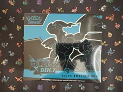 Pokemon Black Bolt Pokemon Center Elite Trainer Box ETB Sealed With Case - Image 1