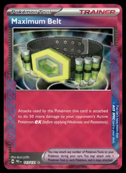 Pokemon Cards Maximum Belt 117/131 Prismatic Evolutions Holo ACE SPEC Rare NM *2 - Image 1