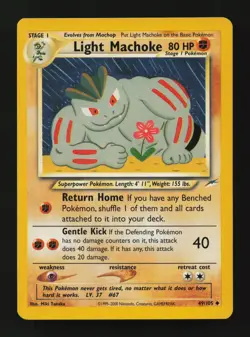Light Machoke 49/105 Unlimited Uncommon Neo Destiny Pokemon Cards - Image 1