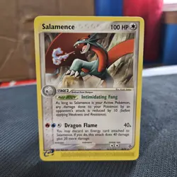 Salamence Pokemon TCG Dragon Rare Card #19/97 DMG - Image 1
