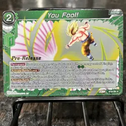 Goku | You Fool! BT24-061 PRERELEASE Foil Dragon Ball Super Card Game | NM - Image 1