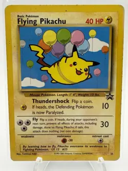 Pokemon Card - TCG Flying Pikachu Promo Regular Card #25 - Image 2