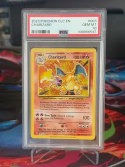 PSA 10! Charizard 003/034 Trading Card Game Classic Holo - Image 1