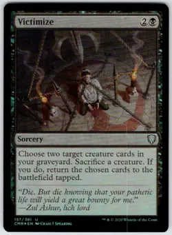 Victimize 157 Uncommon Commander Legends MTG Foil Near Mint - Image 1