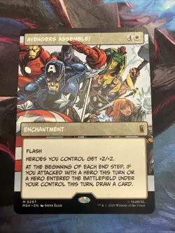 MTG - Marvel Super Heroes - Avengers Assemble! 0297 - Borderless Non-Foil - Image 1