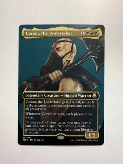 Coram, the Undertaker (Borderless) 11 MTG Commander: Modern Horizons 3 - Image 1