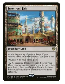 1x MTG Inventors' Fair - Kaladesh Rare Land! NM Mint - Image 1