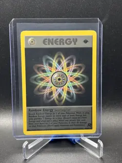 Pokemon Team Rocket - Rainbow Energy - 1st Edition 80/82 Non Holo Rare NM - Image 1