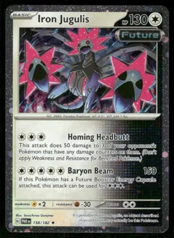 Pokemon Iron Jugulis (Cosmos Holo) 158/182 P NM/M - Image 1
