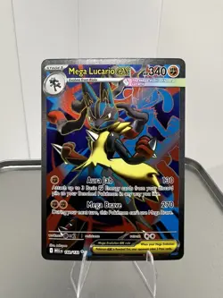 Mega Lucario ex 160/132 Ultra Rare Mega Evolution Pokemon Holo Near Mint - Image 1