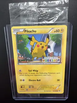 Pokemon TCG Pikachu Build-A-Bear Workshop Promo 20/108 Promo Sealed Card Mint - Image 1