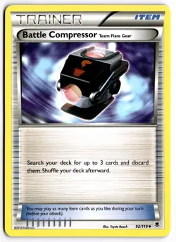 Pokemon TCG Battle Compressor 92/119 XY-Phantom Forces Regular - Image 1