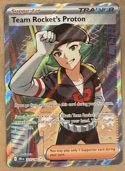 Pokemon TCG Team Rocket's Proton 227/182 Sv10: Destined Rivals Ultra Rare - Image 1