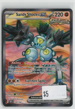 Sandy Shocks ex 228/182 Ultra Rare Paradox Rift Pokemon NM - Image 1