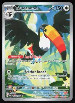 Toucannon 094/084 Pitch Black Holo Near Mint miki kudo Pokemon TCG - Image 1