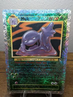 Muk Legendary Collection Reverse Holo 16/110 WOTC Vintage 2002 Pokemon TCG LP-MP - Image 1