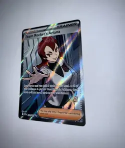 Team Rocket's Ariana 224/182 SV10: Destined Rivals IR Holo Ultra Rare NM Pokemon - Image 2