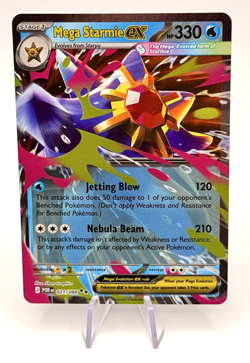 Mega Starmie EX 21/88 Perfect Order Near Mint Pokemon TCG Double Rare - Image 1