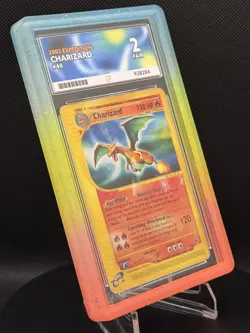 🔥🐉 Pokemon TCG – Charizard (Expedition) – Non-Holo Rare – ACE 2 (FAIR) POP 1! - Image 4