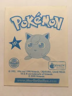 STICKER POKEMON N°101 " MEW - MEW " MERLIN TOPPS SERIE 2 DE 2000 - Image 2