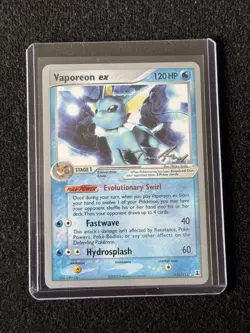 Vaporeon ex - 2007 (Tom Roos) 110/113 World Championship Decks Pokemon - Image 1