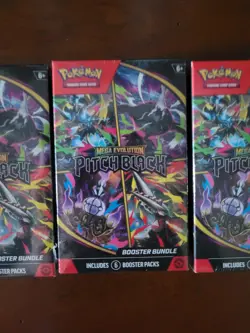 Pokemon TCG Pitch Black Booster Bundles Lot Of 4 New/Sealed - Image 2