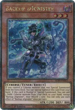 Near Mint, English Yu Gi Oh Backup @Ignister - ALIN-EN002 - Quarter Century Secr - Image 1