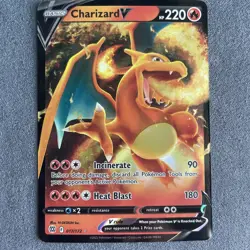 Charizard V 017/172 NM Ultra Rare Full Art SWSH: Brilliant Stars Pokemon TCG - Image 1