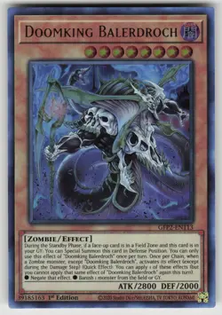 Doomking Balerdroch GFP2-EN113 Yu-Gi-Oh 1st Edition NM - Image 1