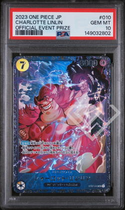 One Piece TCG Charlotte Linlin ST07-010 Official Event Prize - PSA 10 Japanese - Image 1