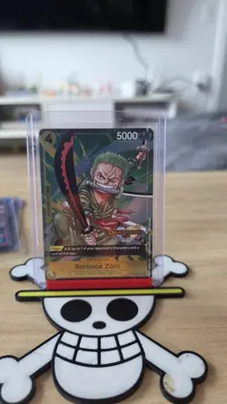 One Piece Roronoa Zoro Championship Event Pack 2024 CS Stamp English Promo P-042 - Image 1