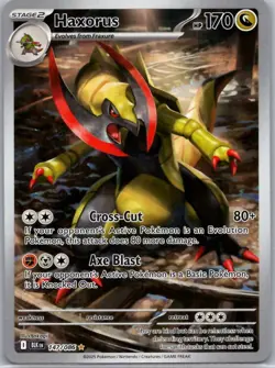 Haxorus - 147/086 147/086 Holo Illustration Rare SV: Black Bolt Pokemon NM - Image 1