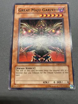 Yu-Gi-Oh! Great Maju Garzett Common Unlimited DR1-EN225 HP - Image 1
