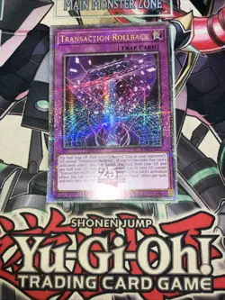 Transaction Rollback Quarter Century Secret Rare RA04-EN105 Yugioh - Image 1