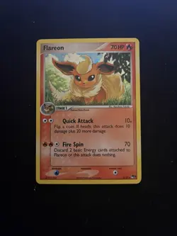 Pokemon Card Flareon 2/17 Holo Rare Pop Series 3 LP/NM - Image 1