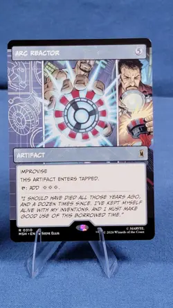 Arc Reactor (Borderless) NON-Foil Marvel Super Heroes MSH 310 MTG Near Mint - Image 1