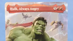 Hulk, Always Angry 502 Borderless Marvel Super Heroes MSC MTG Magic M/NM - Image 2