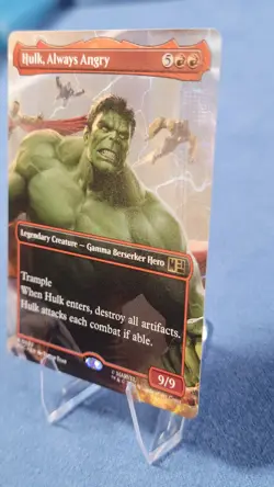 Hulk, Always Angry 502 Borderless Marvel Super Heroes MSC MTG Magic M/NM - Image 5