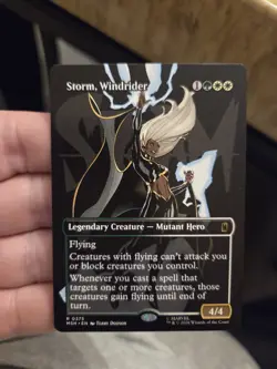 Magic Marvel Super Heroes Storm Windrider Borderless R 0375 Sharp Invest Hot 🔥 - Image 1