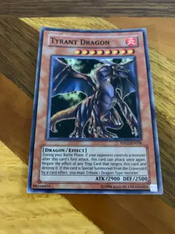 Tyrant Dragon RP02-EN056 Unlimited Edition Super Rare LP + BONUS - Image 1