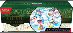 Pokemon TCG: Holiday Calendar 2024 (8 Foil Promo Cards 5 Booster Packs & More) - Image 2