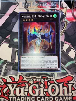 Number 104: Masquerade Super Rare OP27-EN010 Yugioh - Image 1
